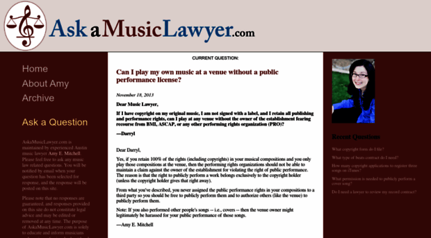 askamusiclawyer.com