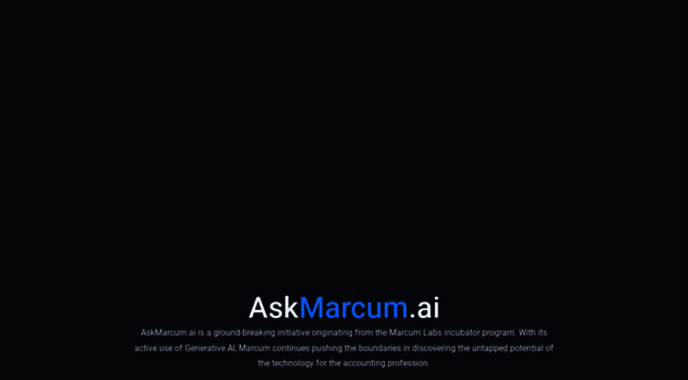 askmarcum.ai