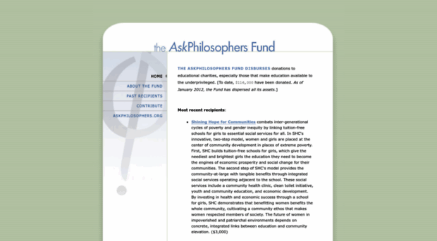 askphilosophersfund.org