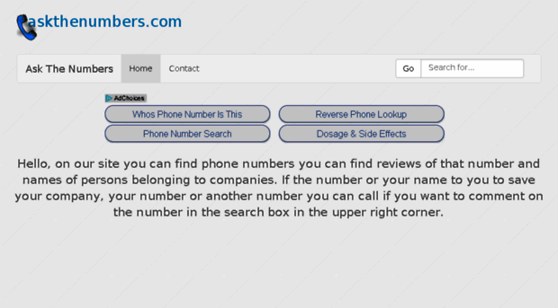 askthenumbers.com