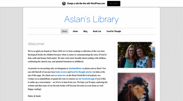 aslanslibrary.wordpress.com