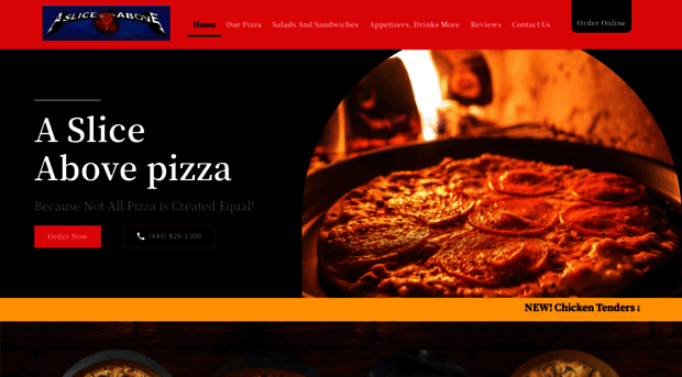 asliceabovepizza.com