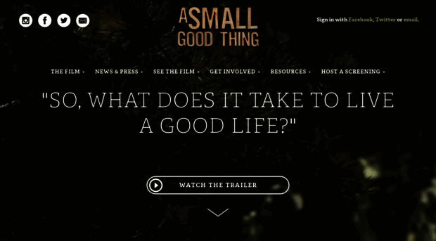 asmallgoodthingfilm.com