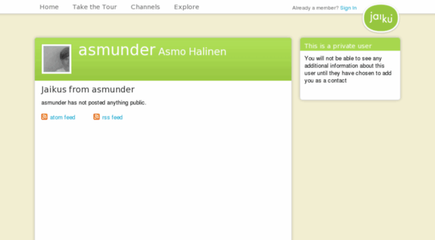 asmunder.jaiku.com