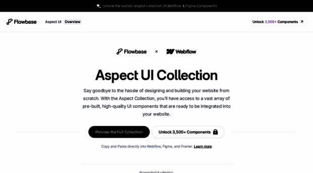aspect-collection.webflow.io - Overview | Aspect UI Collectio ...