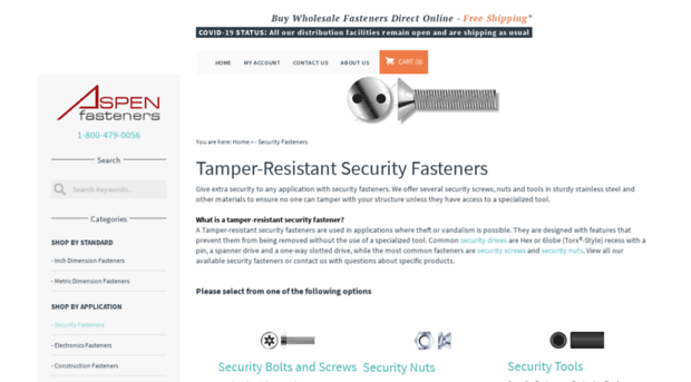 aspensecurityfasteners.com