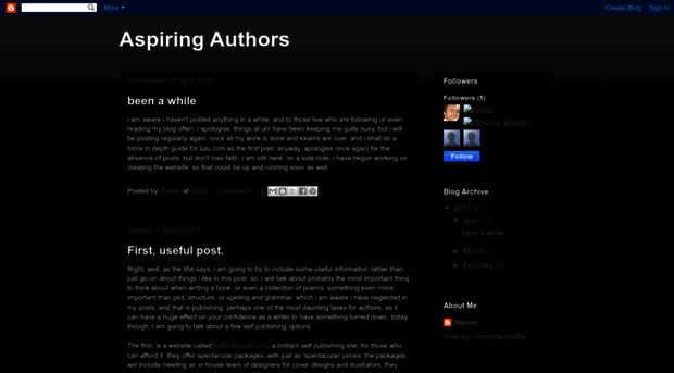 aspiringauthors.blogspot.com