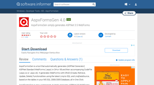 aspxformsgen.software.informer.com