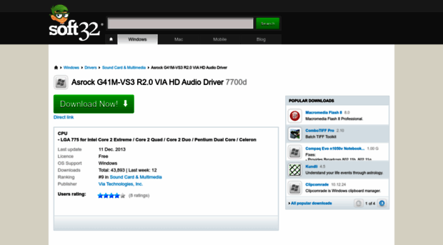 asrock-g41m-vs3-r2-0-via-hd-audio-driver.soft32.com