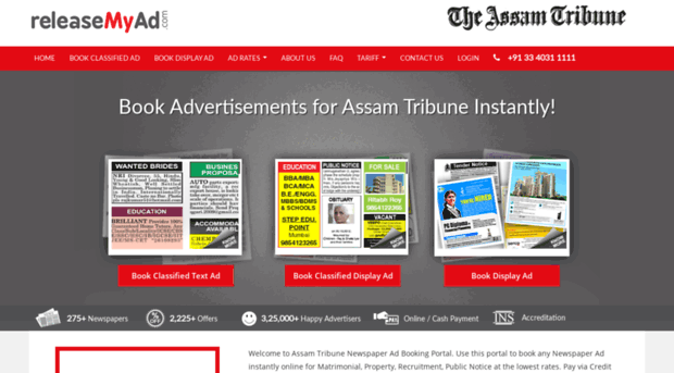 assamtribune.releasemyad.com