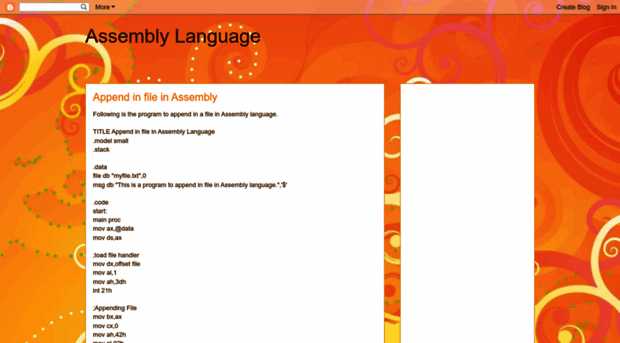 assemblylanguageprograms.blogspot.com