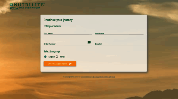assessment.nutrilitewow.com