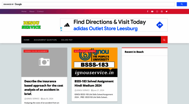 assignment.ignouservice.in