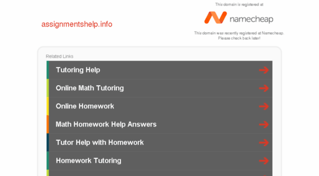 assignmentshelp.info