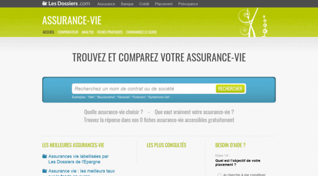 assurance-vie.lesdossiers.com