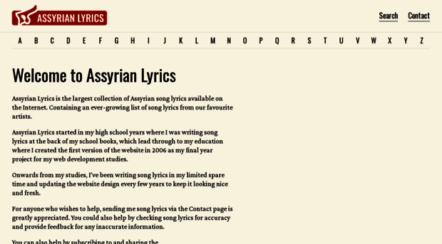 assyrianlyrics.com