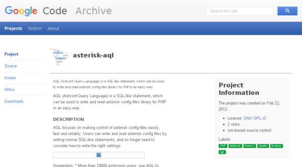 asterisk-aql.googlecode.com