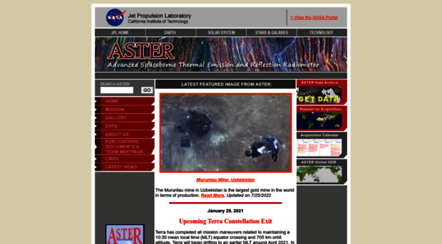 asterweb.jpl.nasa.gov