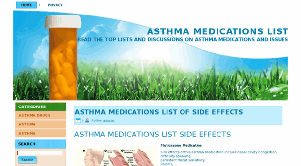 asthmamedicationslist.com