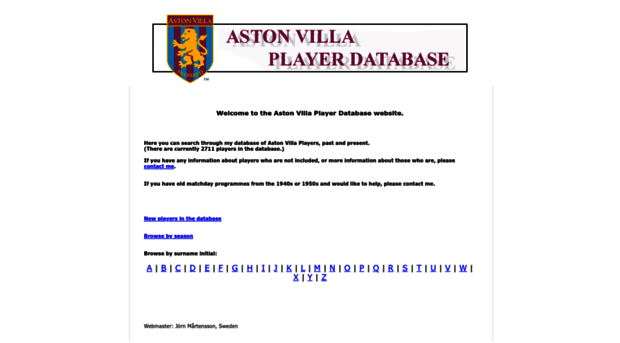 astonvillaplayerdatabase.com