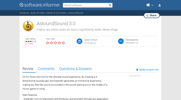 astoundsound.software.informer.com