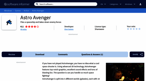 astro-avenger.software.informer.com