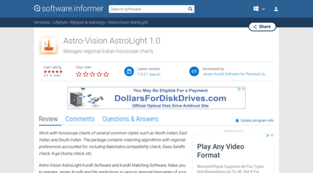 astro-vision-astrolight.software.informer.com