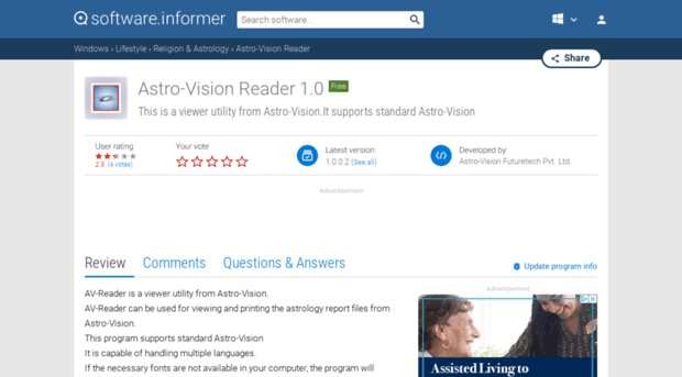 astro-vision-reader.software.informer.com