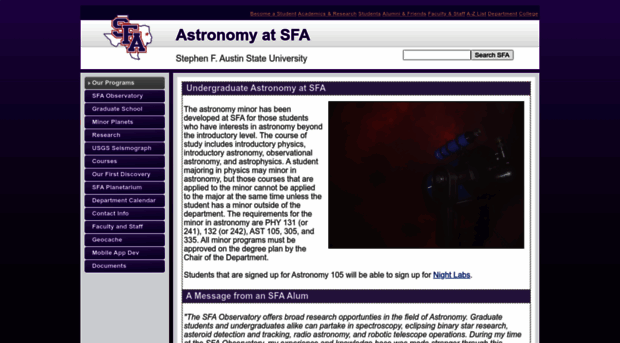 astro.sfasu.edu