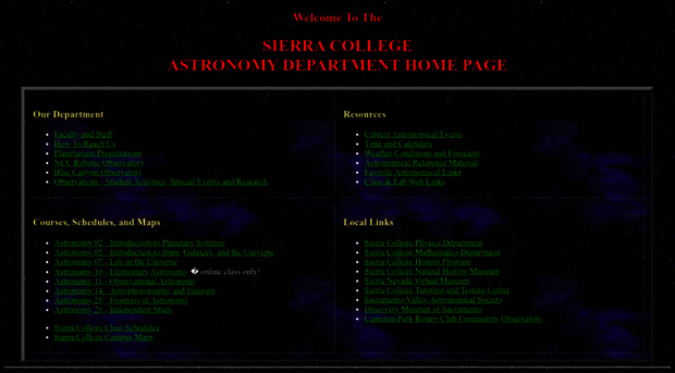 astronomy.sierracollege.edu