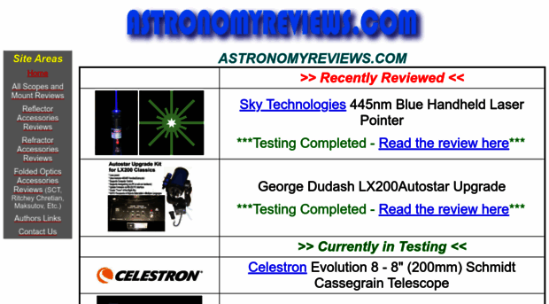 astronomyreviews.com