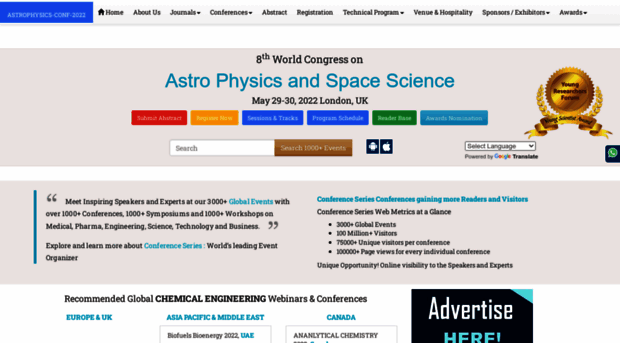 astrophysics.conferenceseries.com