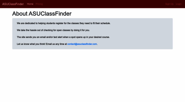 asuclassfinder.com