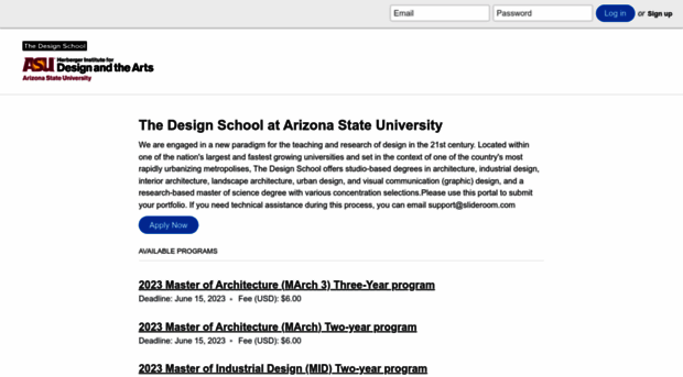 asudesign.slideroom.com