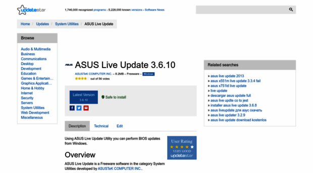 asus-live-update.updatestar.com