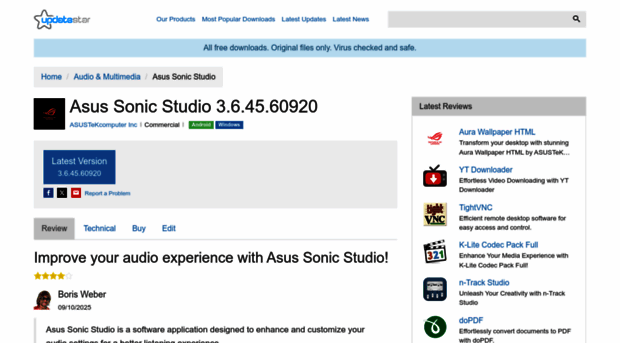 asus-sonic-studio.updatestar.com