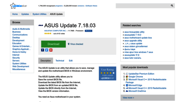 asus-update.updatestar.com