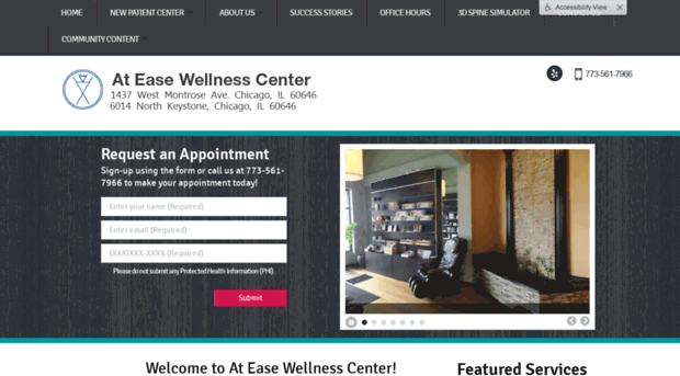 ateasewellnesscenter.com