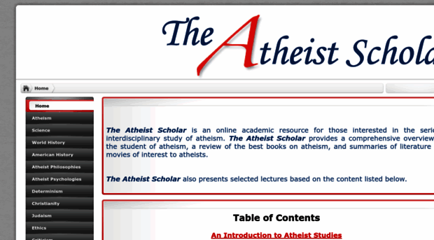 atheistscholar.org