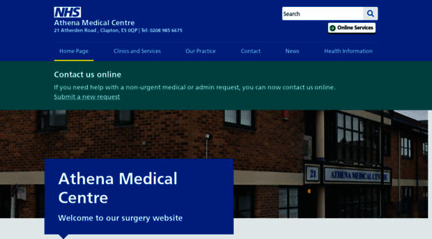 athenamedicalcentre.co.uk