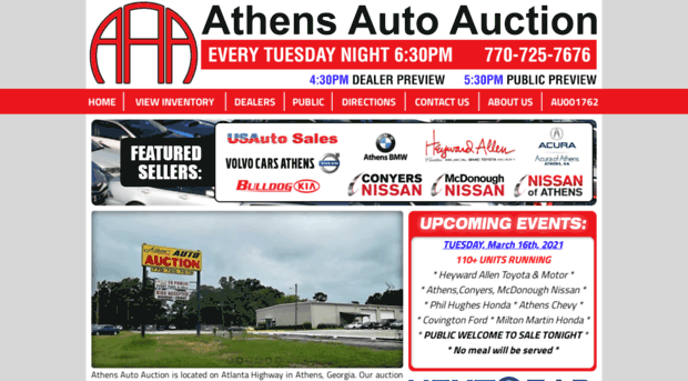 athensautoauctionga.com