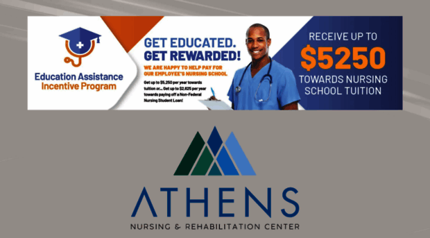 athenshealthandrehab.com