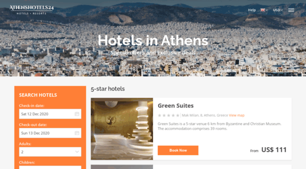 athenshotels24.com