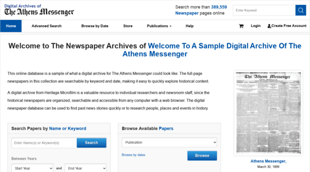 athensmessenger.newspaperarchive.com