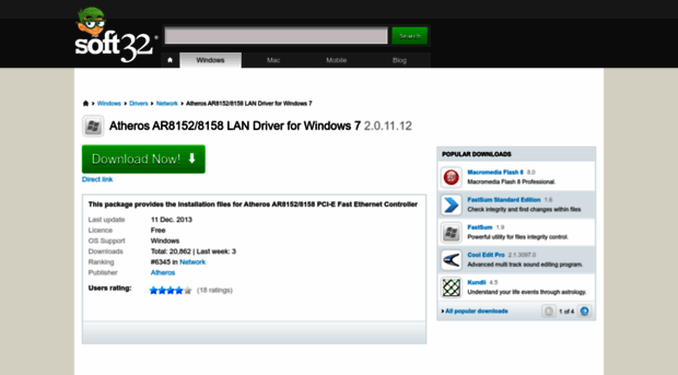 atheros-ar8152-8158-lan-driver-for-windows-7.soft32.com