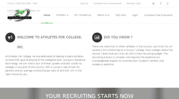 athletesforcollege.com