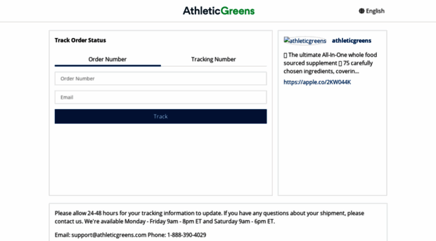 athleticgreens.aftership.com