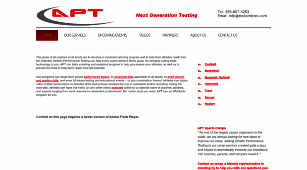 athleticperformancetesting.com