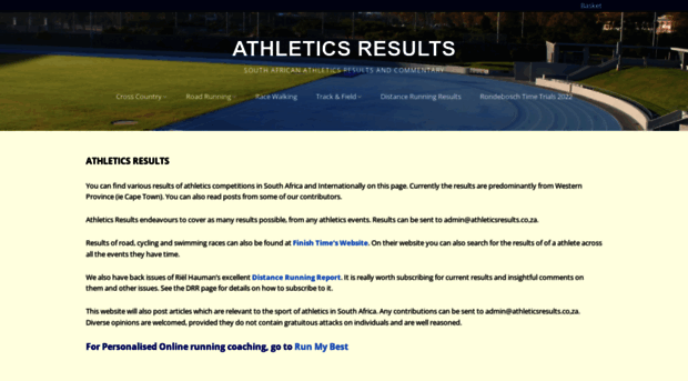 athleticsresults.co.za