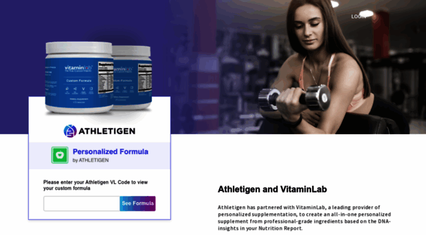 athletigen.getvitaminlab.com